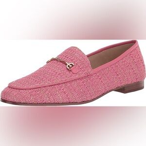 Sam Edelman Pink Textured Loafers